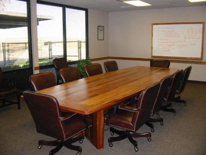 African mahogany conference table