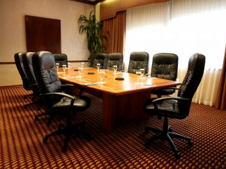 African mahogany conference room table