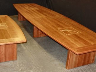 Custom solid Cherry Wood Boardroom Tables