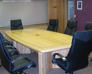 Law Firm Litigation maple wood conference table
