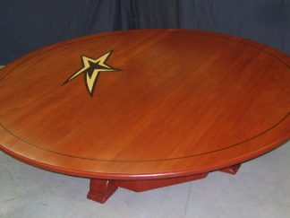 Solid African mahogany wood conference room table-Sports Ministry conference table