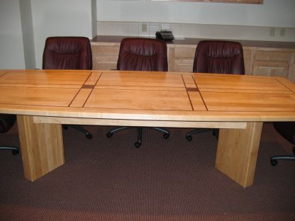 Law office- custom built solid maple wood conference