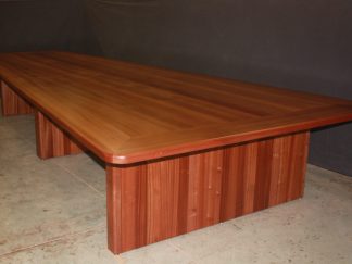 Fox News - Sapele wood conference room table by Specialty Woods