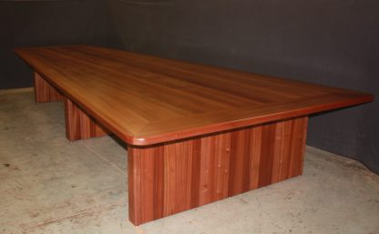 Fox News - Sapele wood conference room table by Specialty Woods