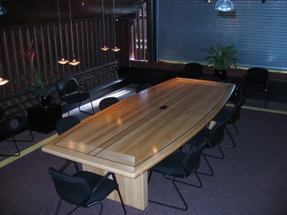 solid maple wood conference table