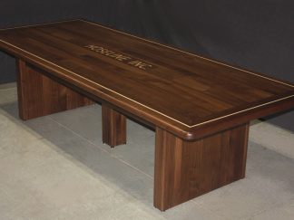 Black walnut conference table