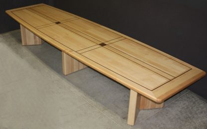 Custom solid maple wood conference table
