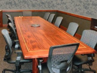 Handmade 13 feet long Sapele Conference Table Potlatch, Washington State Conference room Tables