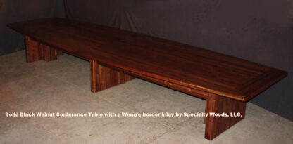 18 feet long Black Walnut Conference Table SW